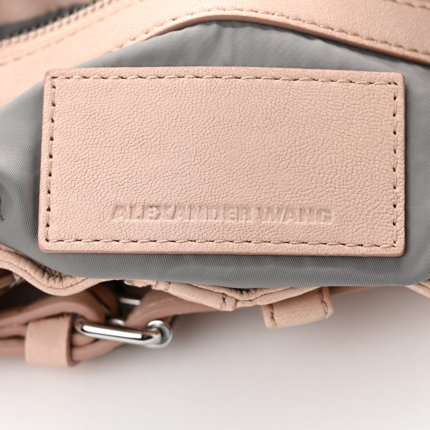 Lambskin Marti Backpack Bag Washed Pink Rhodium Hardware