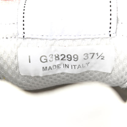 Chanel Mesh Suede Grained Calfskin Womens CC Sneakers 37.5 Black White 7 of 8