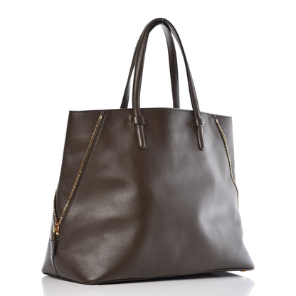 Tom Ford Calfskin Medium Jennifer Trap Tote Dark Green 3 of 12