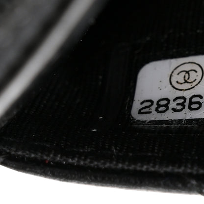 Chanel Lambskin Quilted Chain Around Wallet On Chain WOC Black 8 of 13