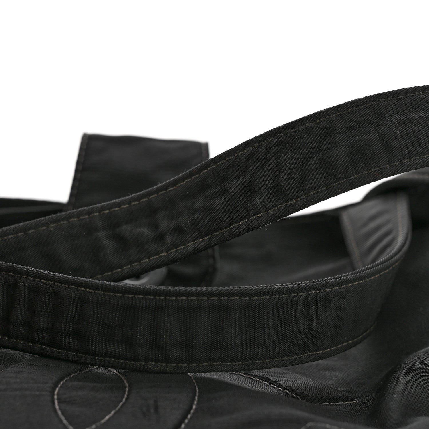 Chanel Nylon Button CC Tote Black 13 of 15