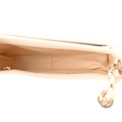 Chanel Grained Calfskin Quilted Small Cuba Top Handle Flap White 4 of 10