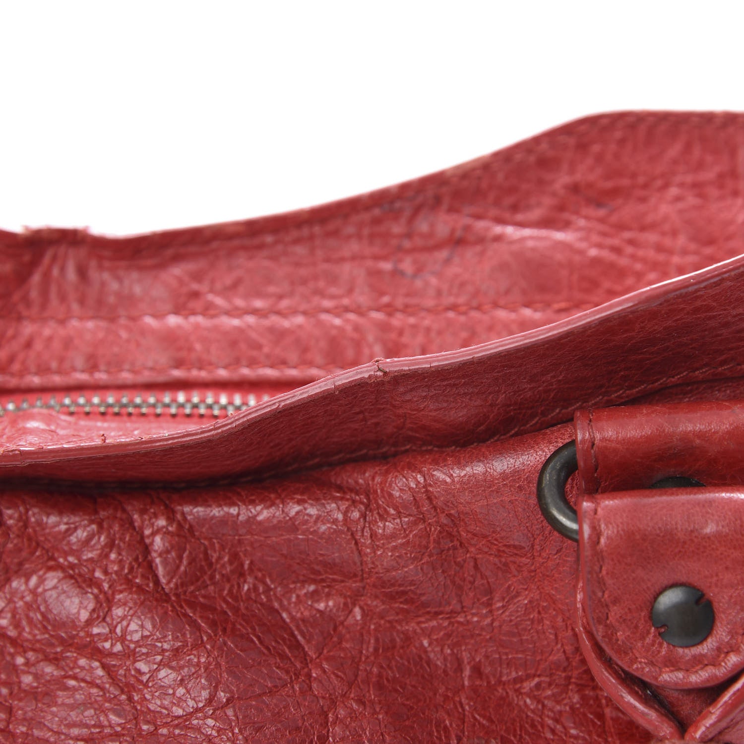Balenciaga Agneau Classic Hardware City Rouge Coquelicot 17 of 21