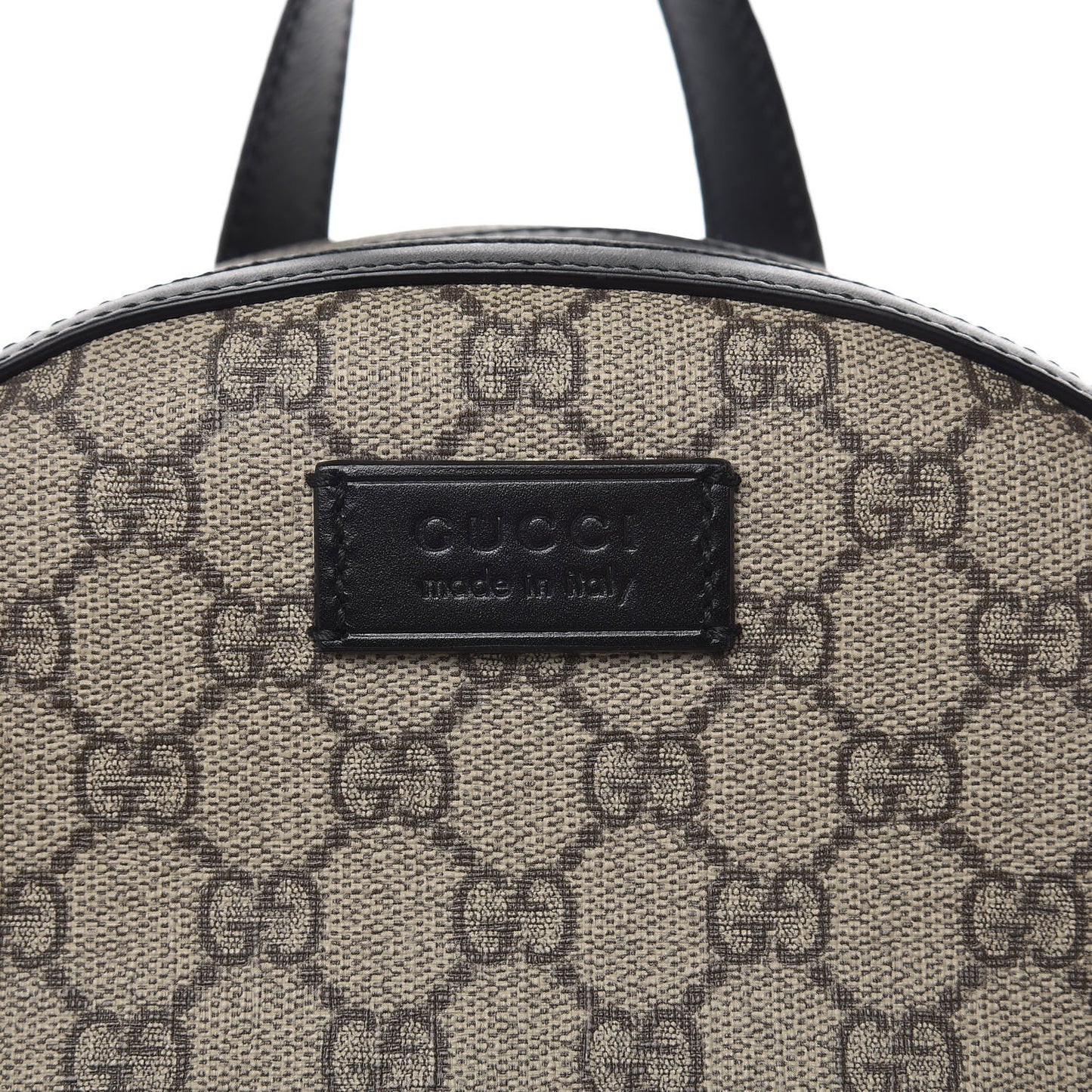 GG Supreme Monogram Small Eden Day Backpack Black
