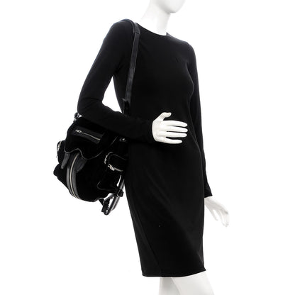 Alexander Wang Lambskin Velvet Mini Marti Backpack Black Nickel Hardware 4 of 10