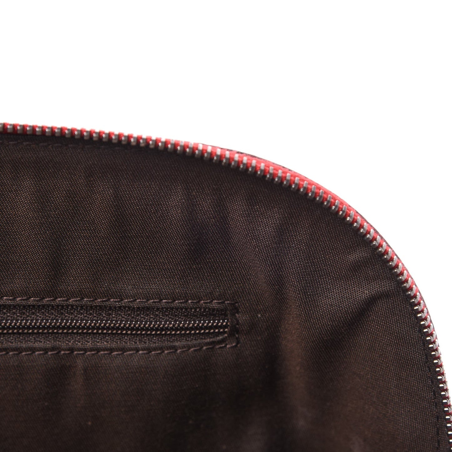 Dollar Calfskin Medium Dome Bag Sporting Red