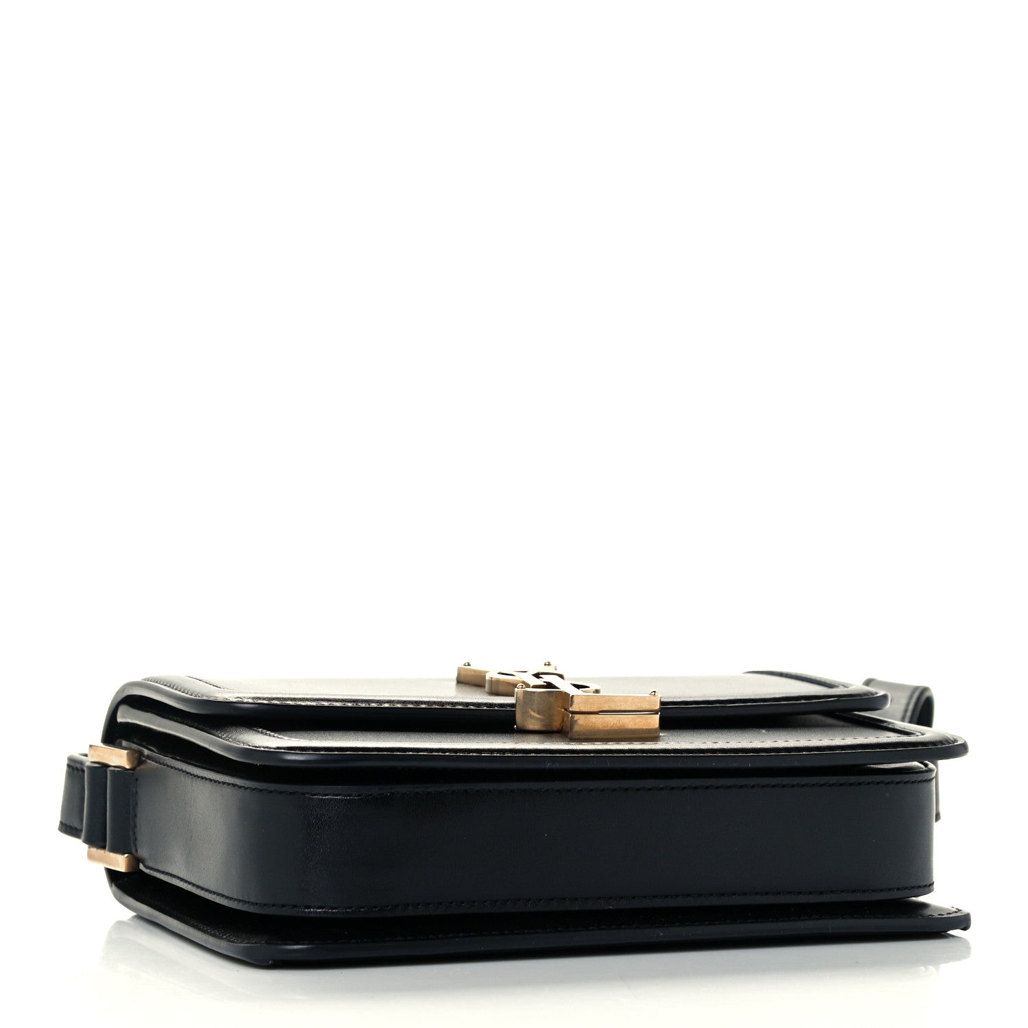 Saint Laurent Smooth Calfskin Small Solferino Satchel Black 4 of 12