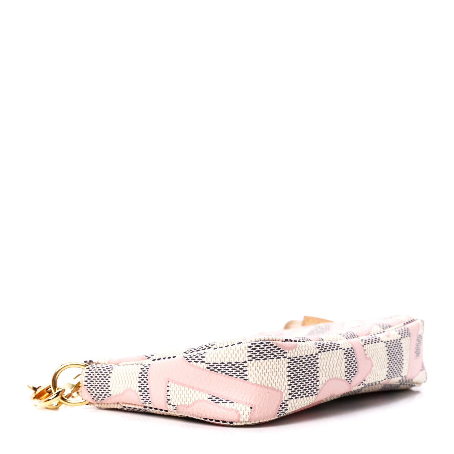 Louis Vuitton Damier Azur Tahitienne Mini Pochette Accessories 4 of 12