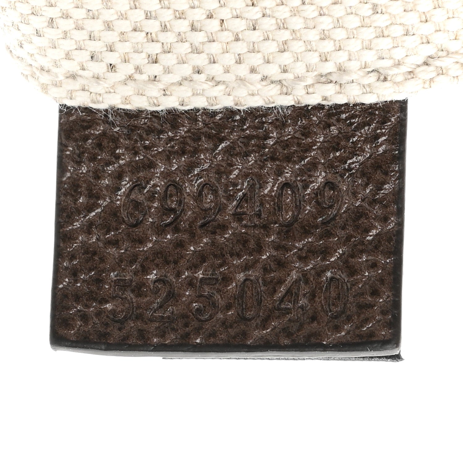 Gucci GG Supreme Monogram Textured Calfskin Web Small Attache Shoulder Bag Beige Ebony New Acero 7 of 9