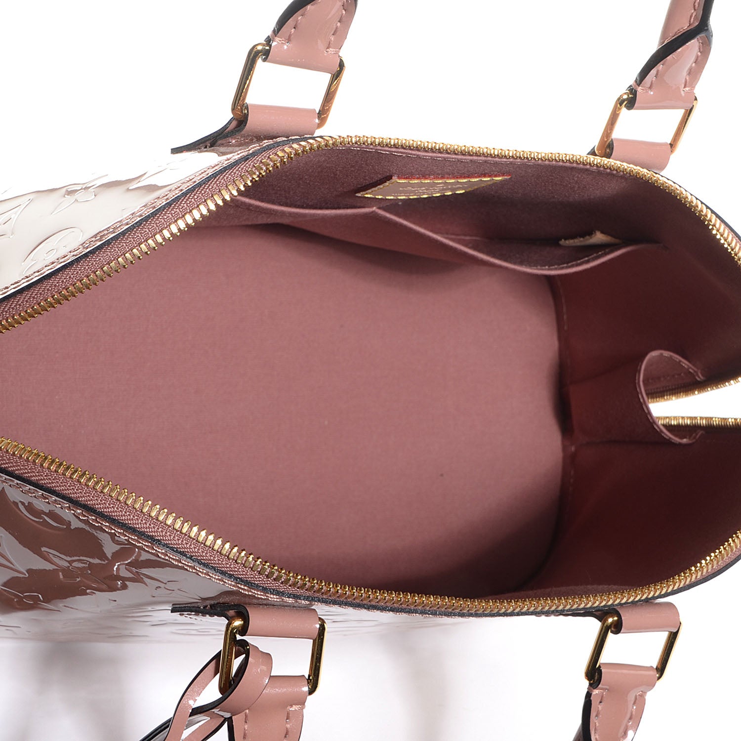 Louis Vuitton Vernis Alma PM Rose Velours 5 of 7