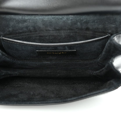 Saint Laurent Smooth Calfskin Small Charlie Shoulder Bag Black 5 of 11