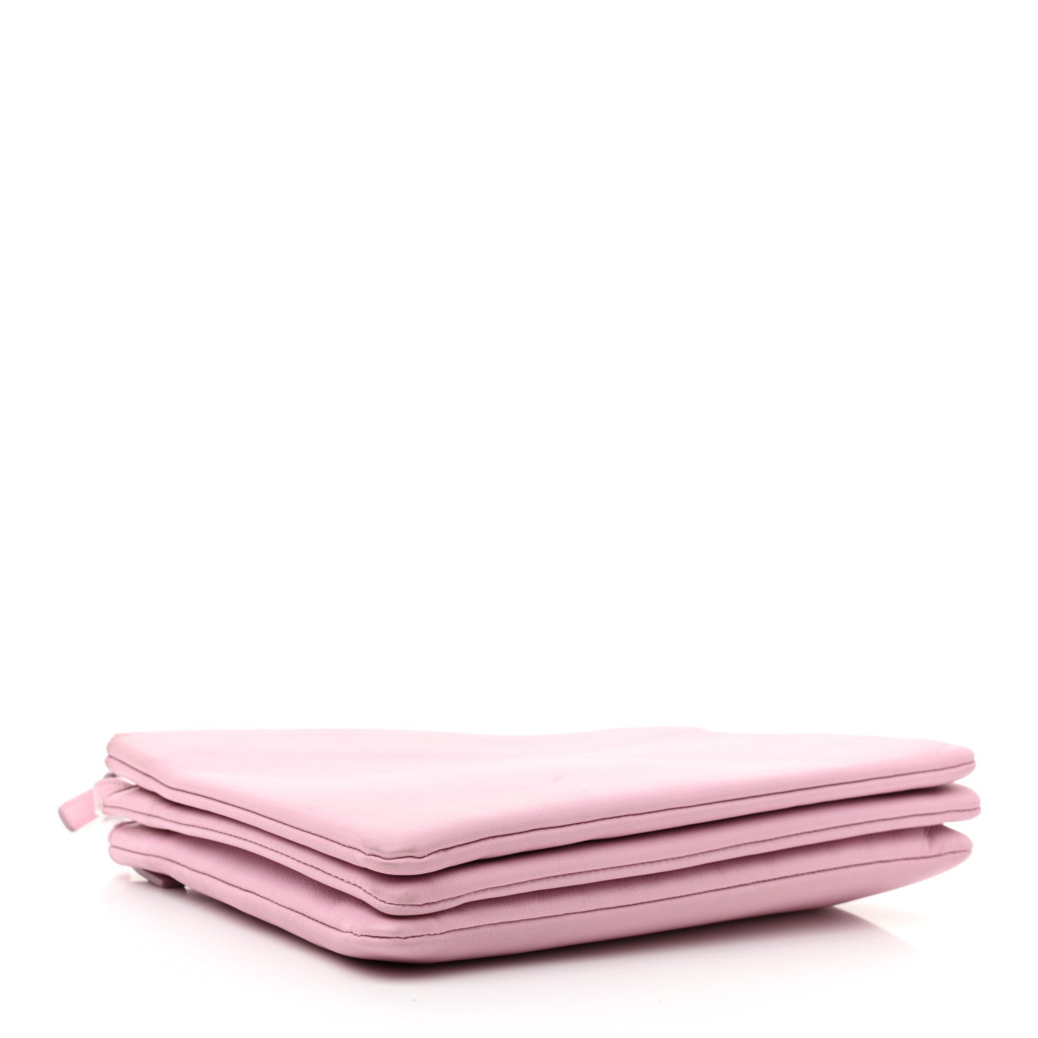 Celine Lambskin Large Trio Crossbody Bag Pink 3 of 9