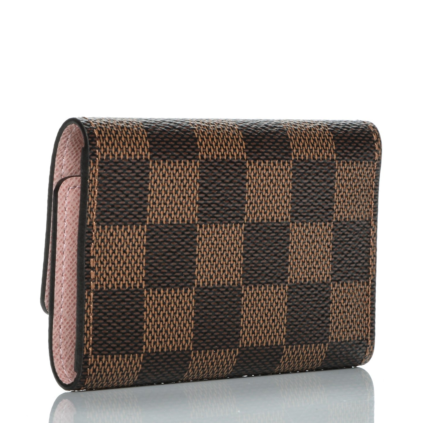 Damier Ebene Multicles 6 Key Holder Rose Ballerine