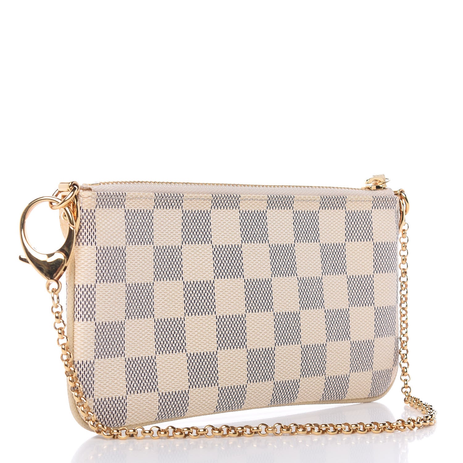 Louis Vuitton Damier Azur Trunk Pochette Milla MM 3 of 10