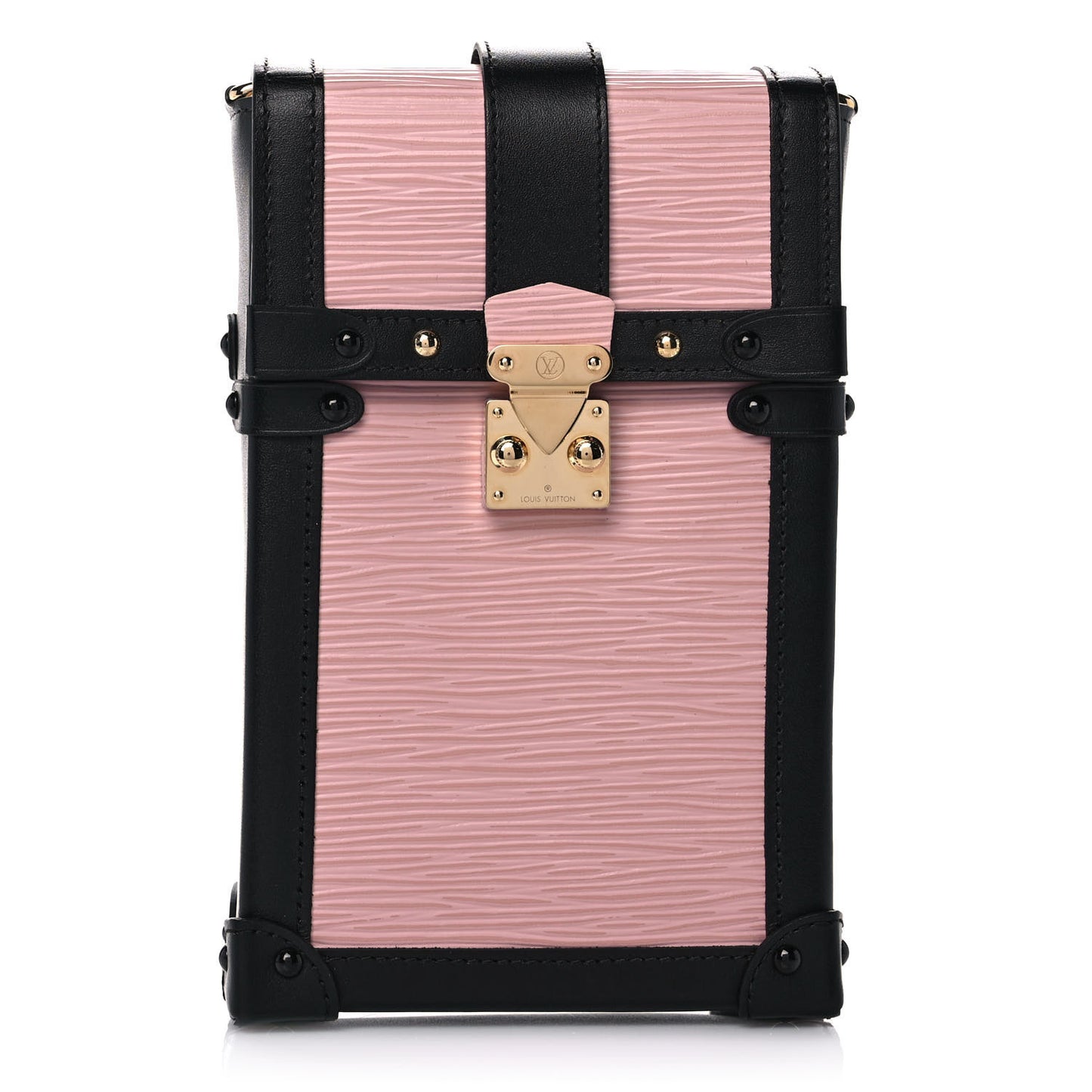 Epi Pochette Trunk Verticale Rose Ballerine