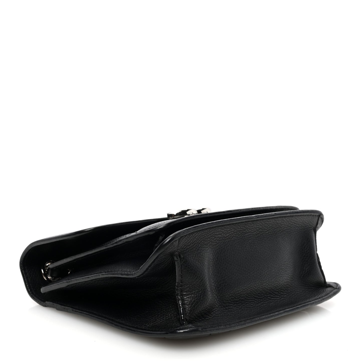 Caviar Quilted CC Box Flap Black