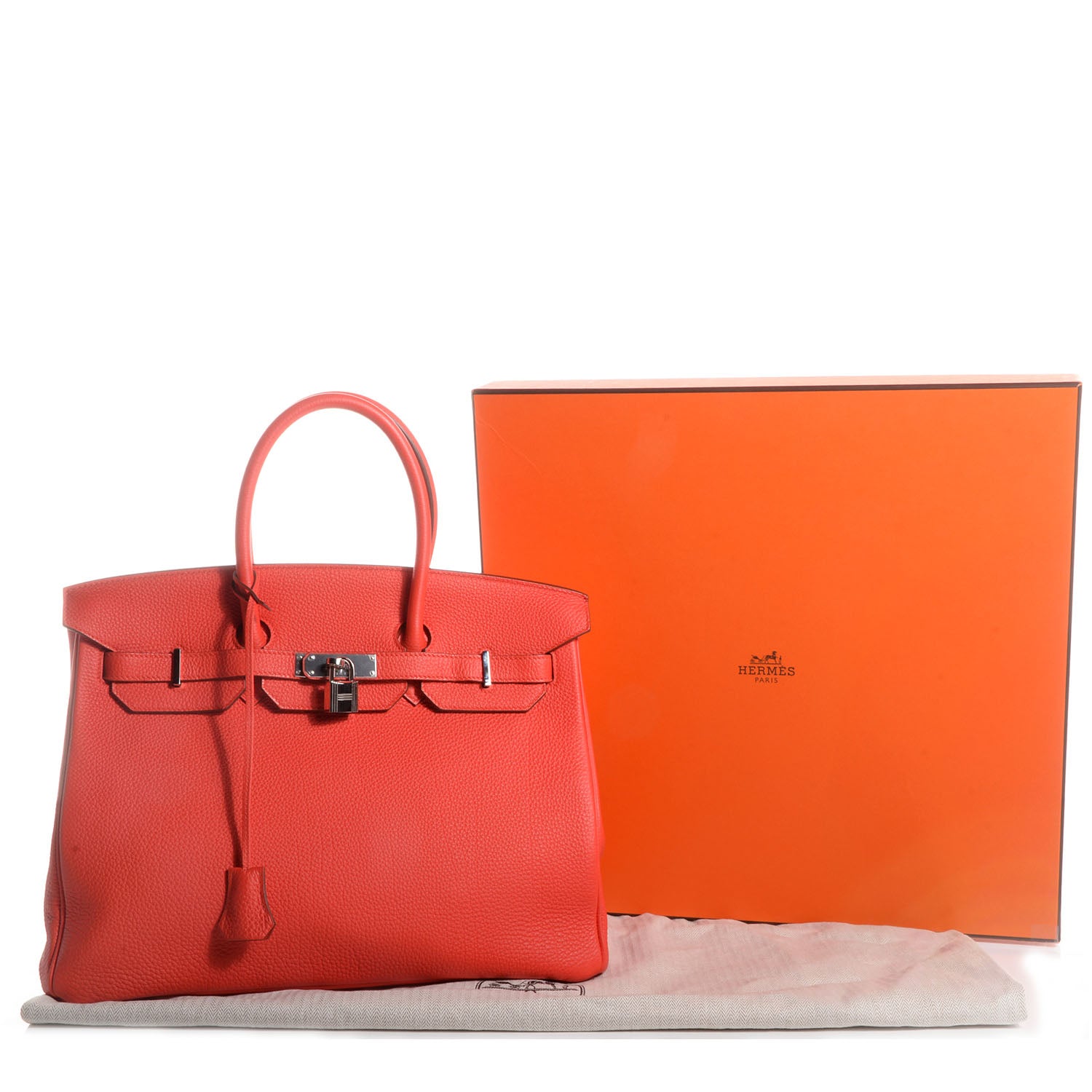 Hermes Togo Birkin 35 Capucine 7 of 10