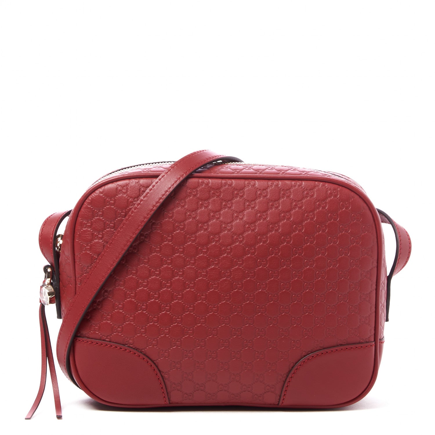 Gucci Microguccissima Mini Bree Messenger Bag Red 1 of 7