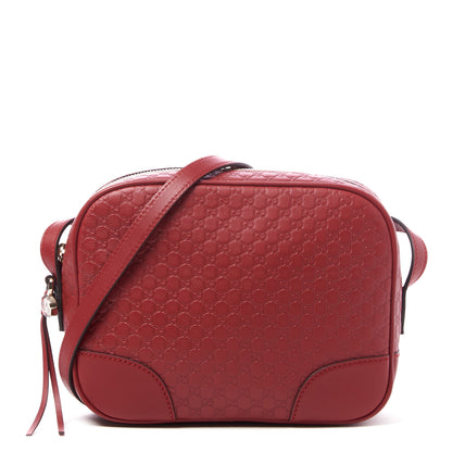 Gucci Microguccissima Mini Bree Messenger Bag Red 1 of 7