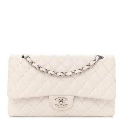 Chanel Caviar Quilted Medium Double Flap White 1 of 11