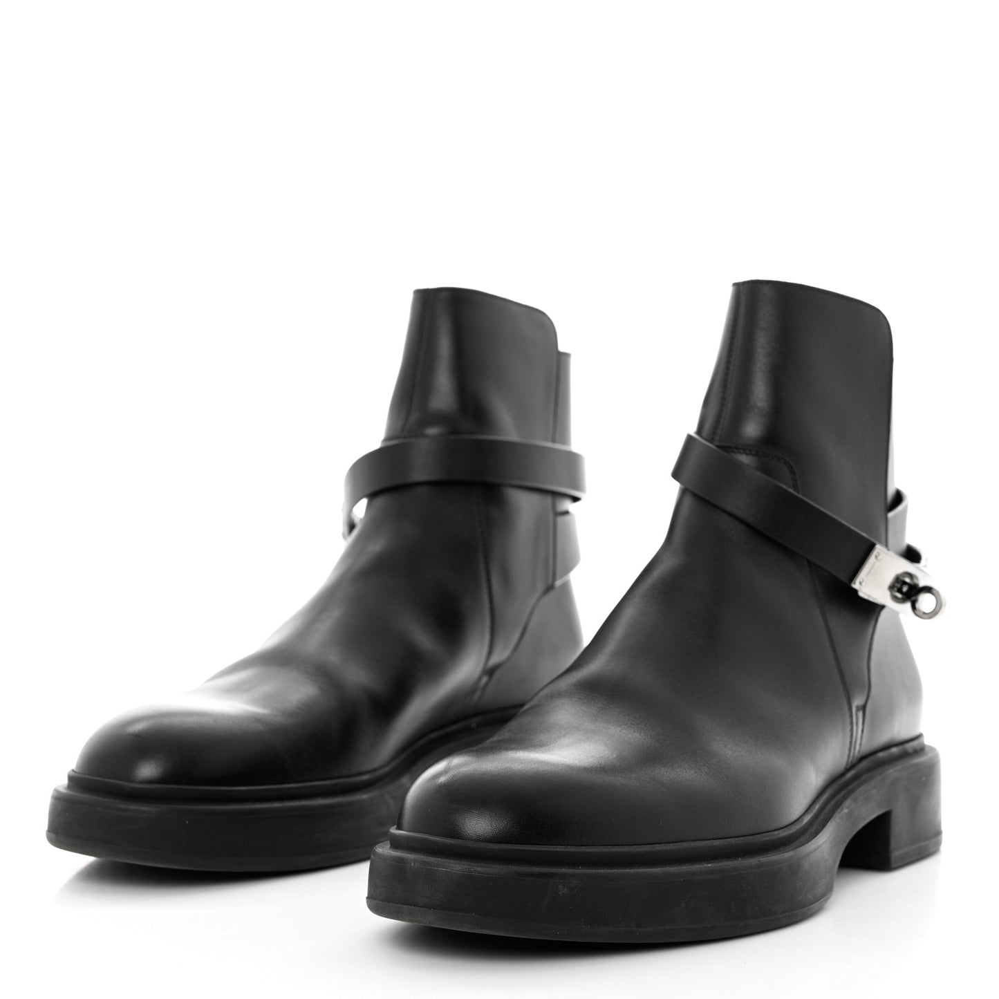 Calfskin Veo Ankle Boots 38 Black