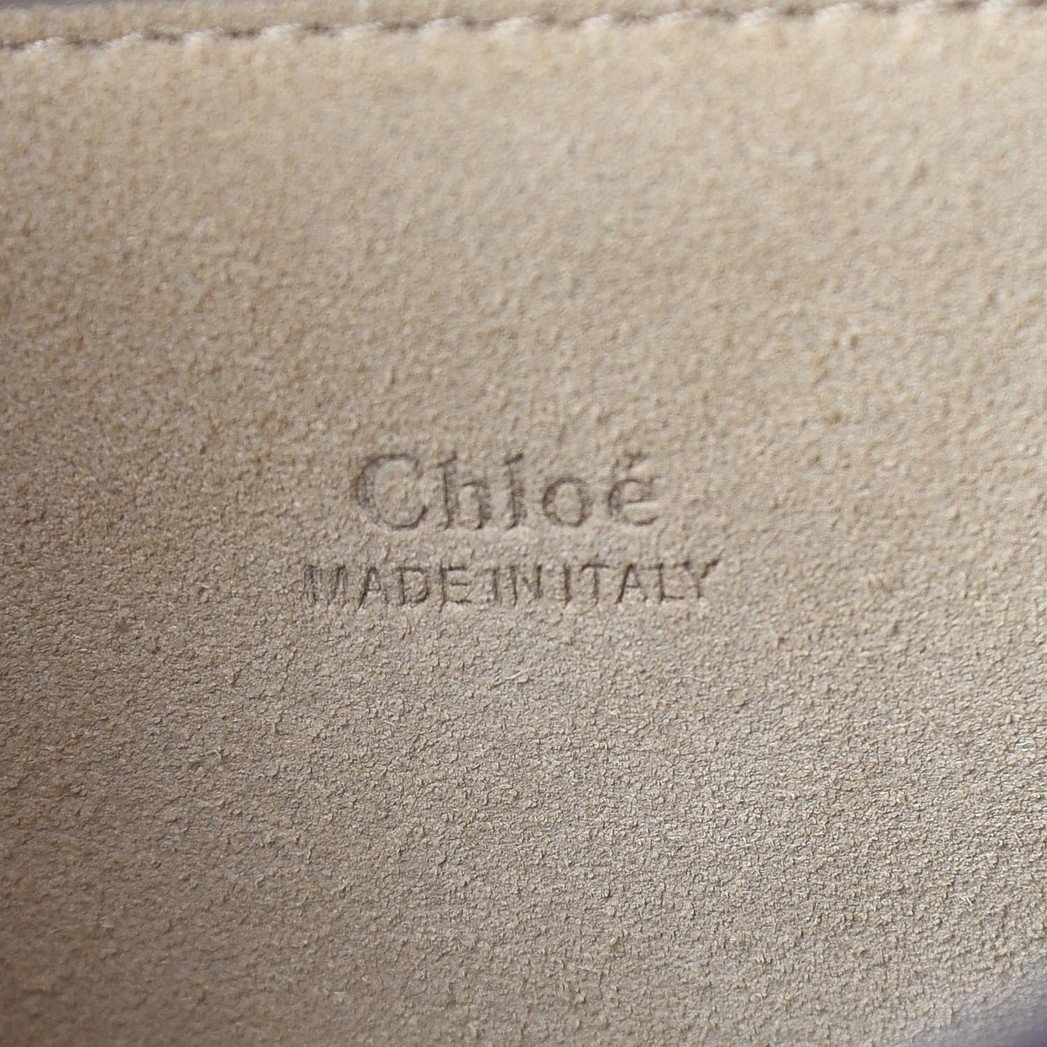 Chloe Calfskin Suede Medium Faye Shoulder Bag Carbon Brown 6 of 14