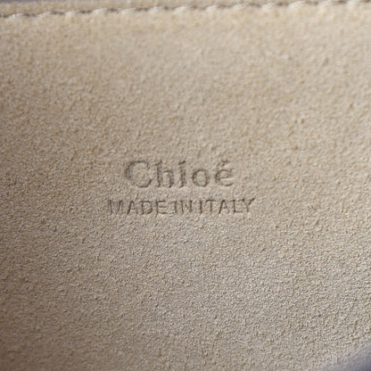 Chloe Calfskin Suede Medium Faye Shoulder Bag Carbon Brown 6 of 14
