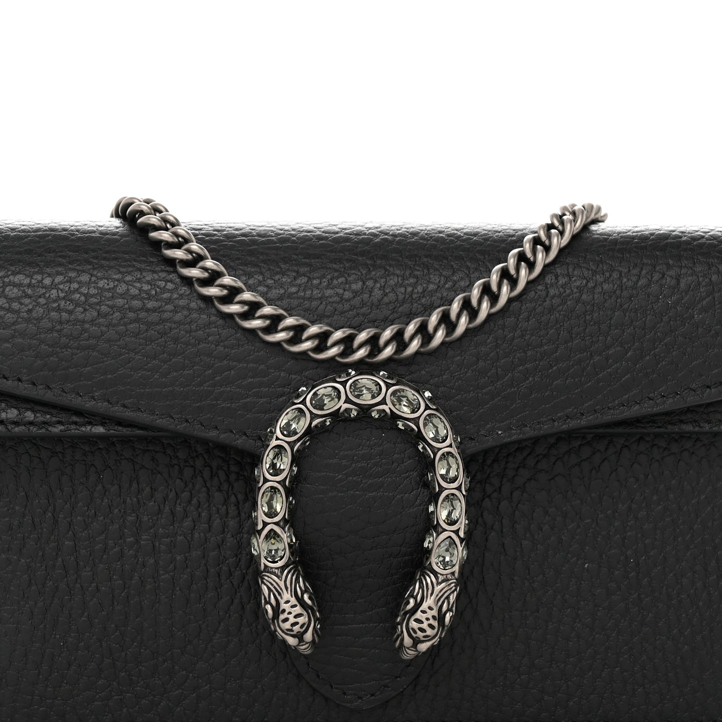Calfskin Super Mini Dionysus Shoulder Bag Black
