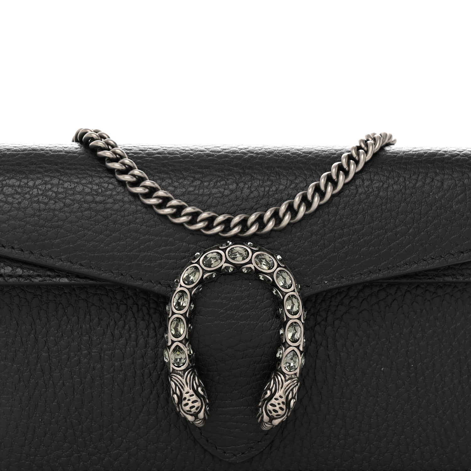 Gucci Calfskin Super Mini Dionysus Shoulder Bag Black 7 of 10