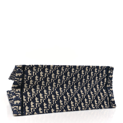Christian Dior Oblique Large Book Tote Blue Multicolor 4 of 9