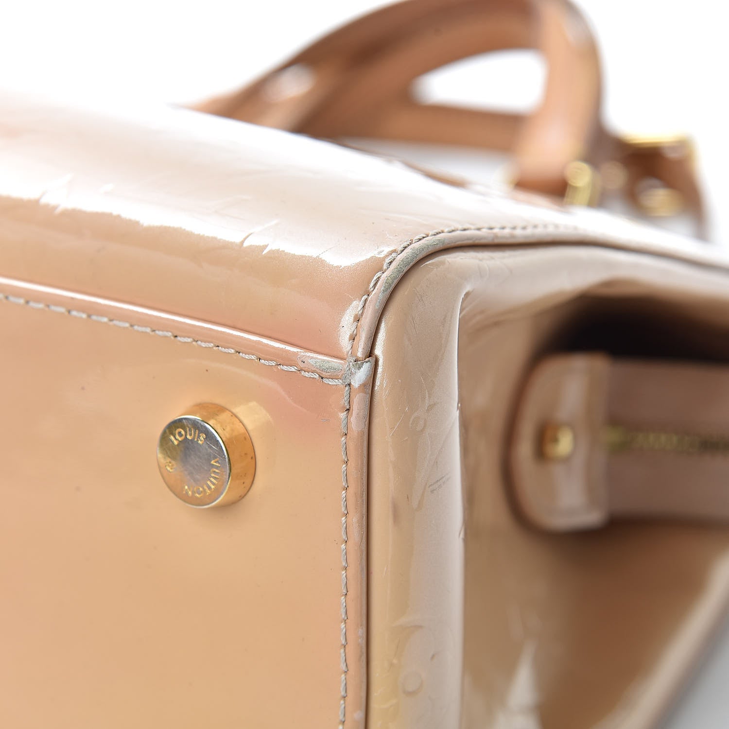 Louis Vuitton Vernis Brea MM Noisette 9 of 22