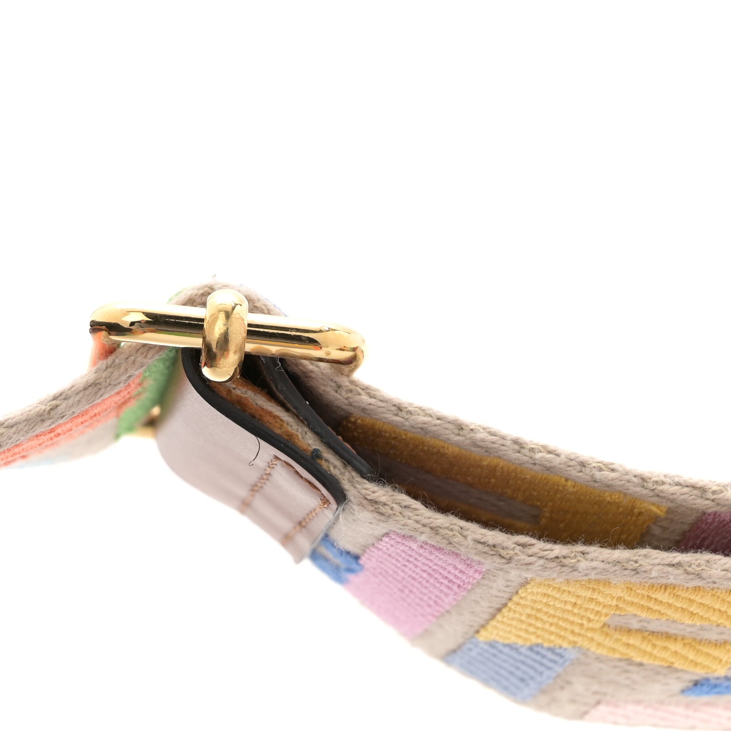 Canvas Calfskin FF 1974 Adjustable Strap You Multicolor Cuoio