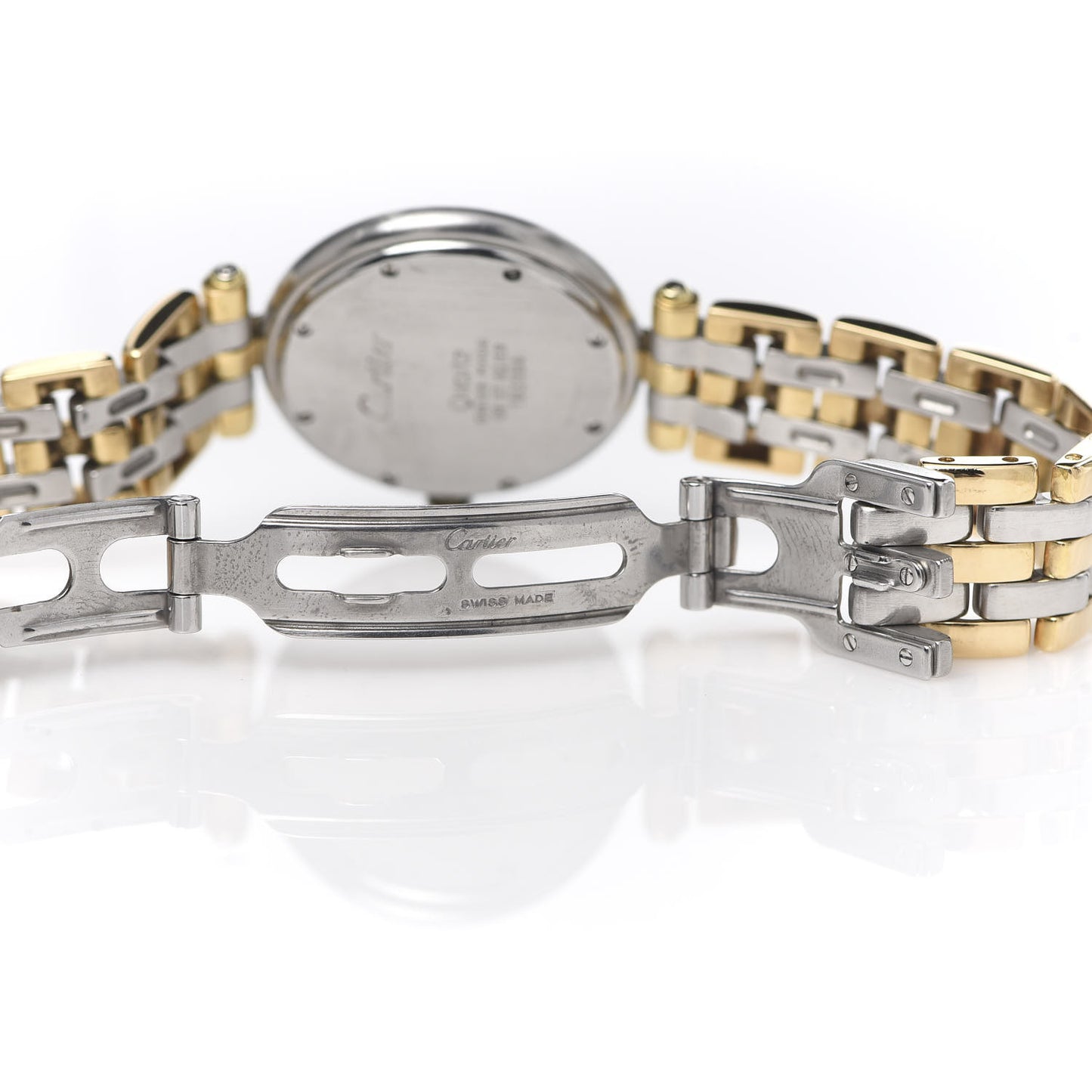 Stainless Steel 18K Yellow Gold 29mm Panthere Vendome Quartz Watch