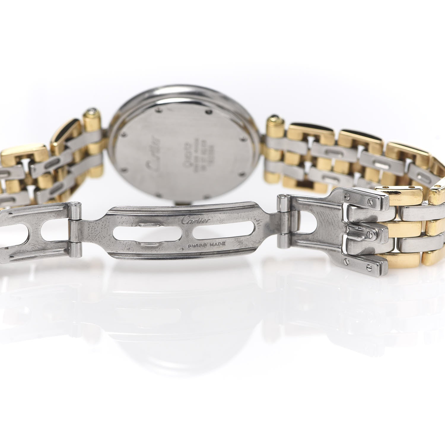 Cartier Stainless Steel 18K Yellow Gold 29mm Panthere Vendome Quartz Watch 6 of 6