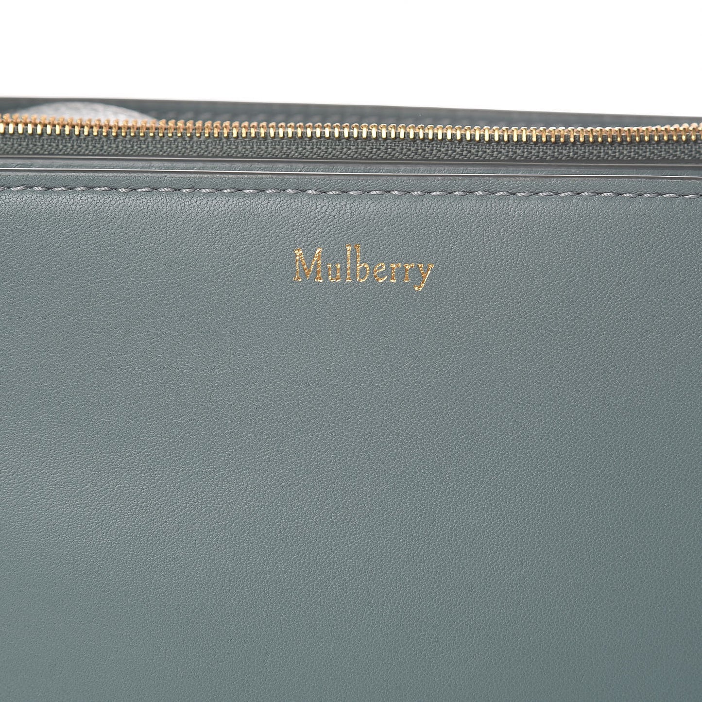 Cross Grain Calfskin Clifton Flap Antique Blue