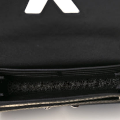 Louis Vuitton Epi LV Stories Twist Chain Wallet Black 5 of 9