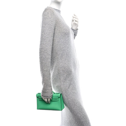 Hermes Swift Kelly Pochette Clutch Vert Comics 2 of 12