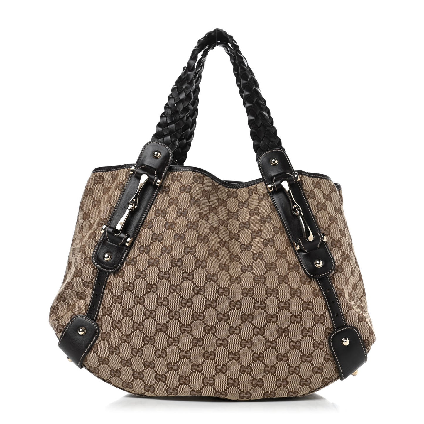 Monogram Medium Pelham Shoulder Bag Dark Brown