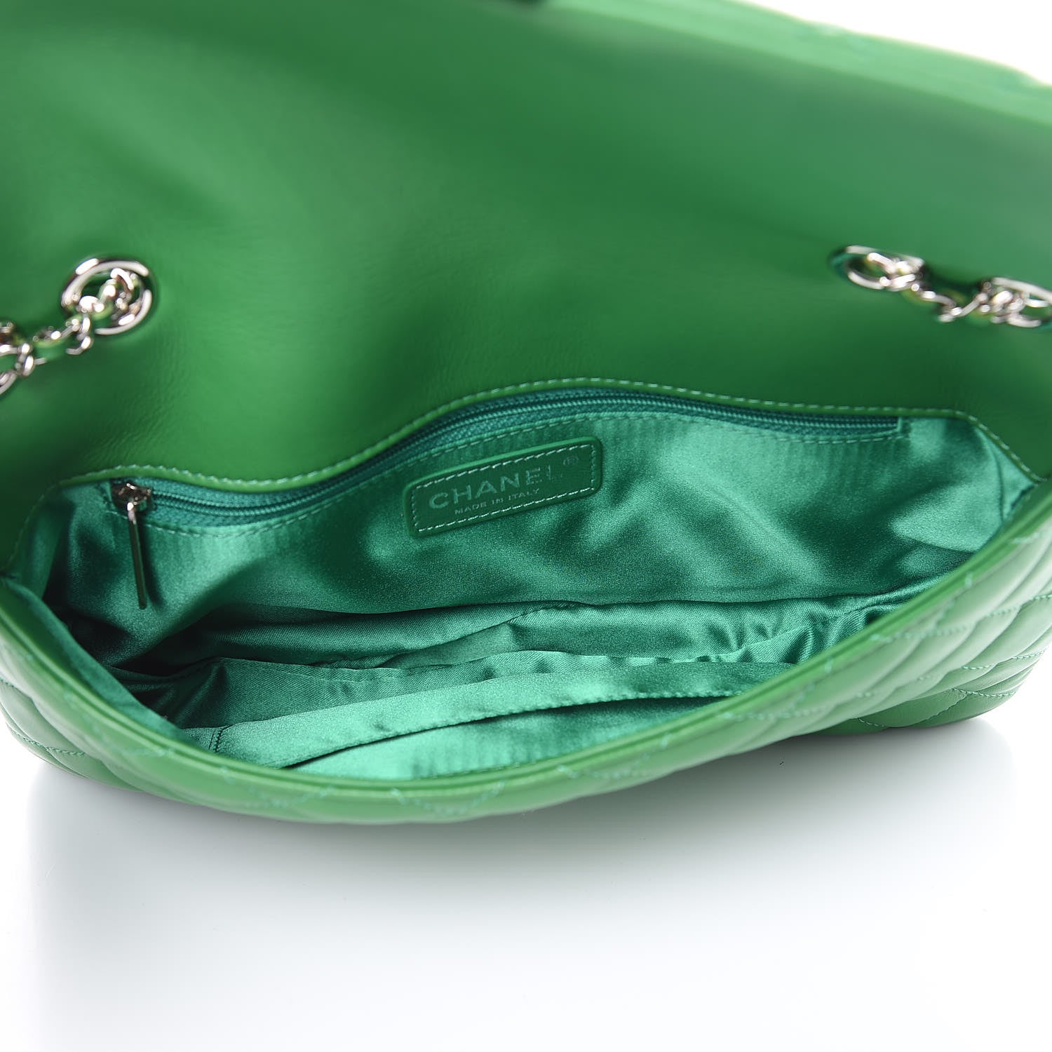 Chanel Calfskin Quilted Tender Touch Flap Bag Green 5 of 10