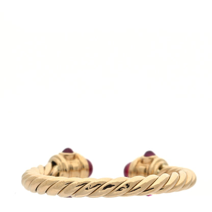 David Yurman 18K Yellow Gold Ruby Renaissance Ring 48 4.5 3 of 6