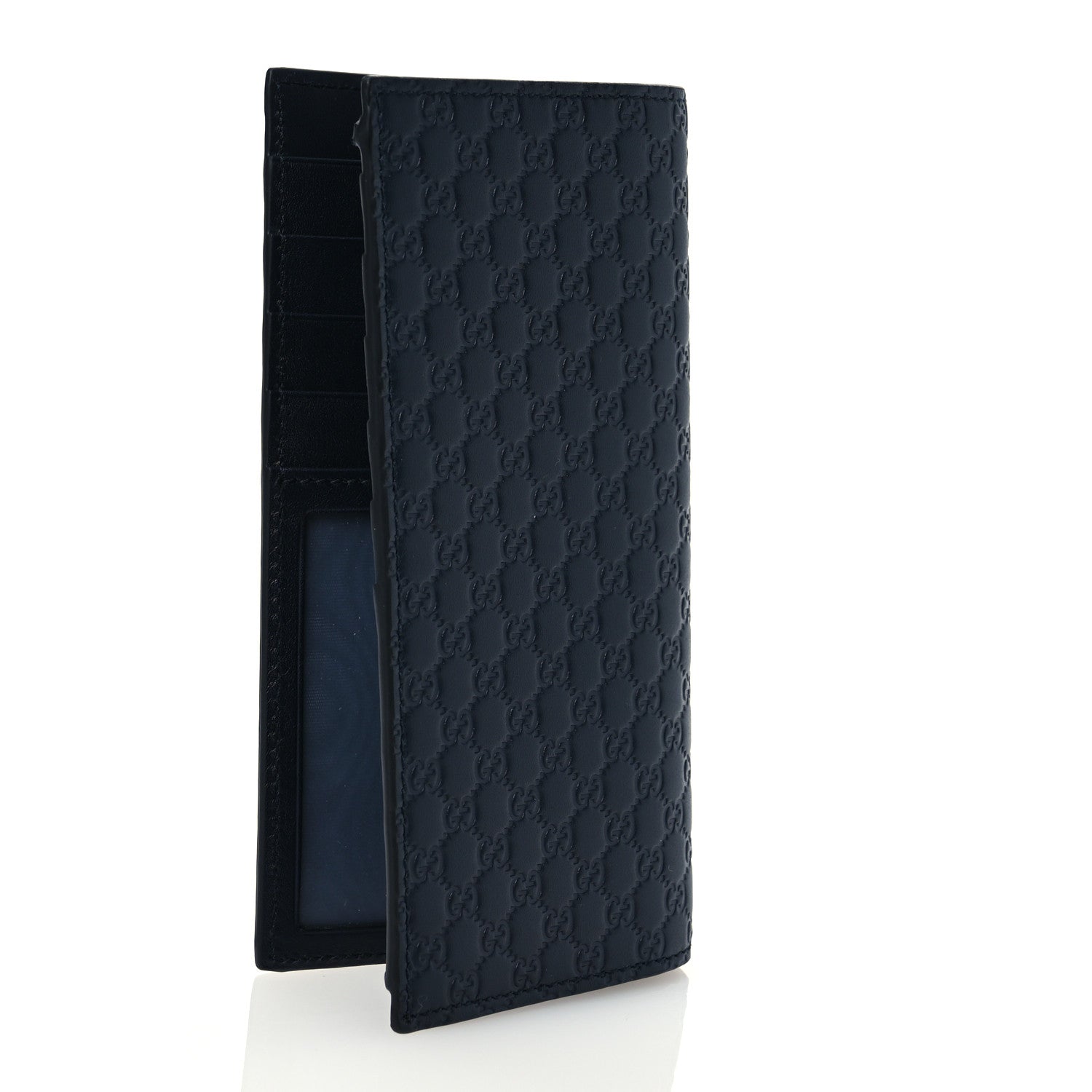 Gucci Microguccissima Bi-Fold Organizer Wallet Blue 3 of 8