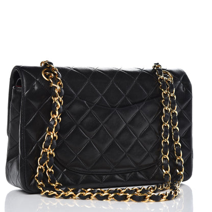 Chanel Lambskin Quilted Small Double Flap Black 4 of 13