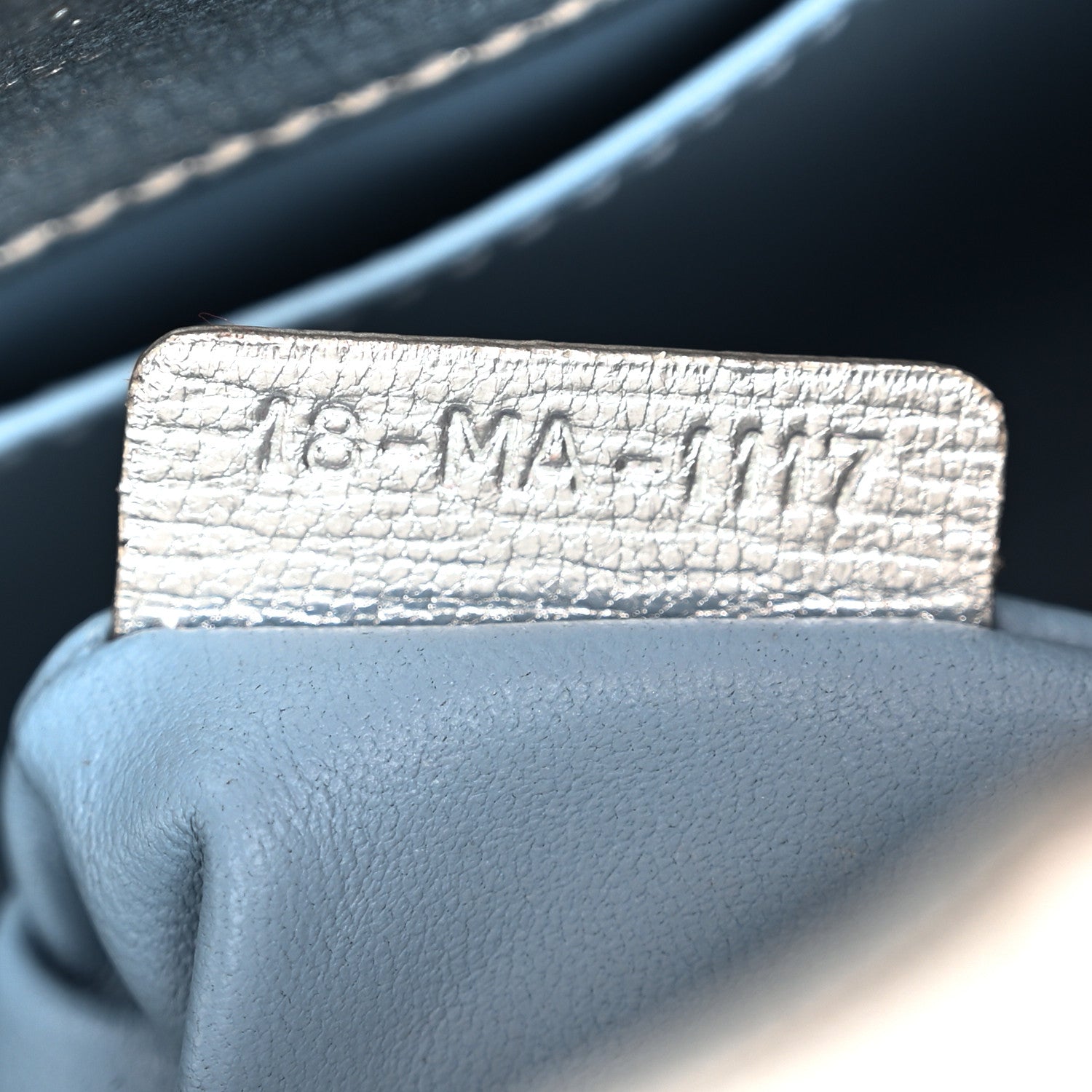 Christian Dior Metallic Grained Calfskin Cannage Small Lucky Badges My Lady Dior Silver 7 of 12