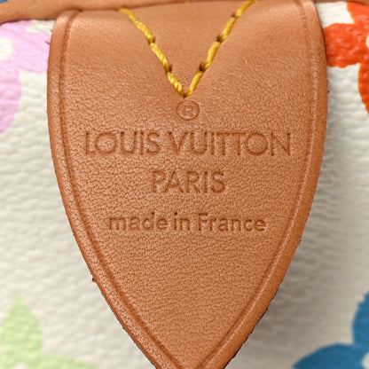 Louis Vuitton Monogram Multicolor Speedy 30 White 6 of 9