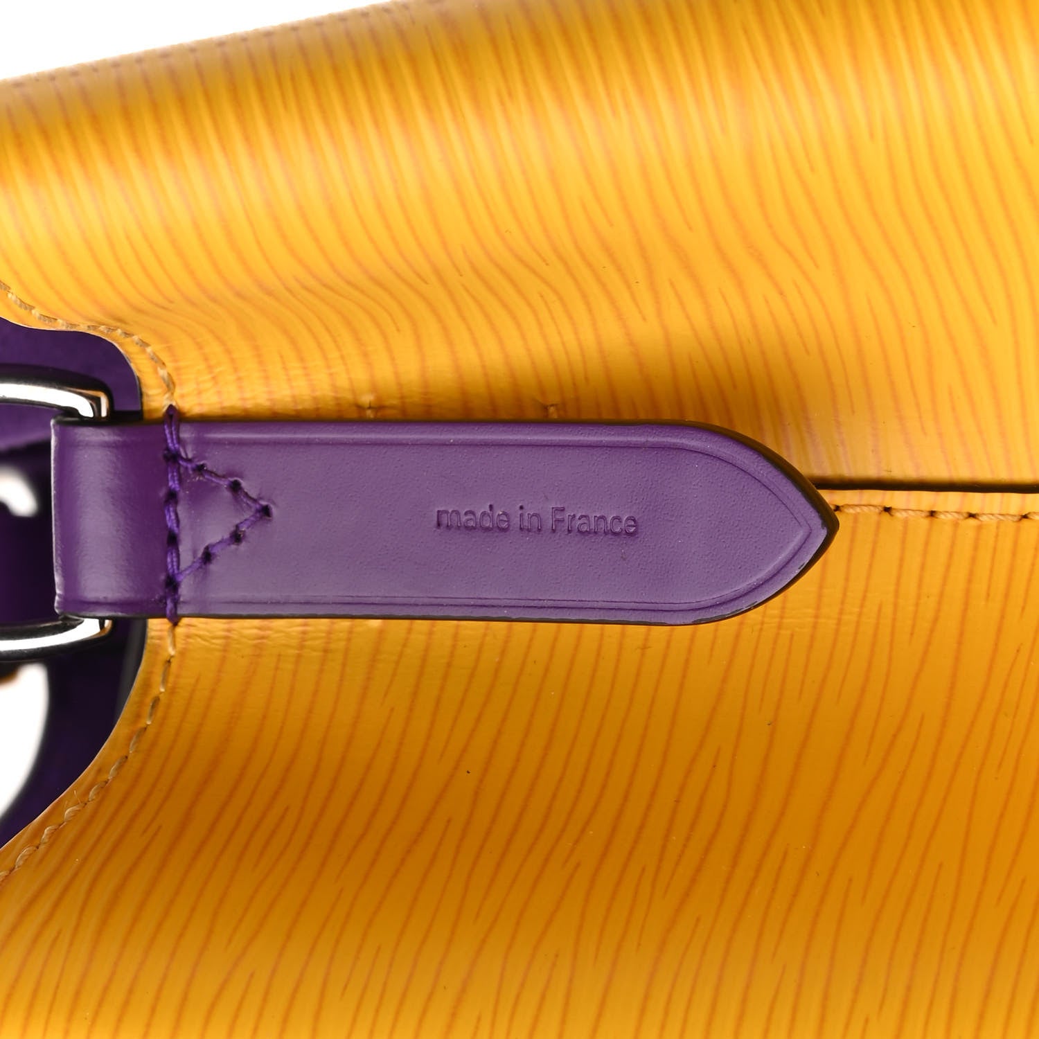 Louis Vuitton Epi NeoNoe MM Citron Violet 7 of 11