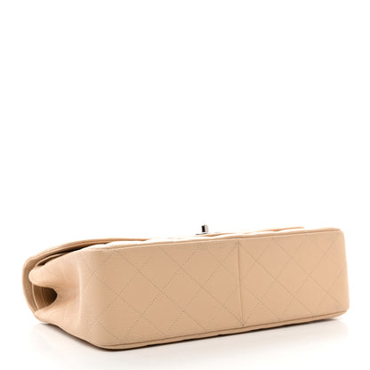 Chanel Caviar Quilted Jumbo Double Flap Light Beige 4 of 10