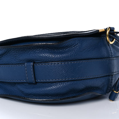 Chloe Calfskin Medium Marcie Round Crossbody Bag Royal Navy 8 of 10