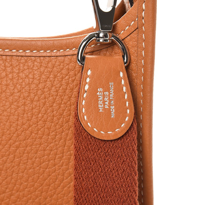 Hermes Taurillon Clemence Amazone Evelyne TPM Gold Cuivre 6 of 9