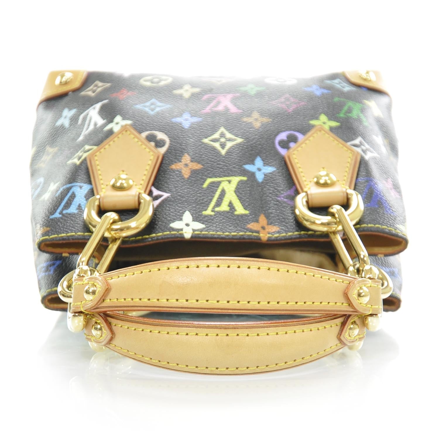 Louis Vuitton Monogram Multicolor Audra Black 6 of 9