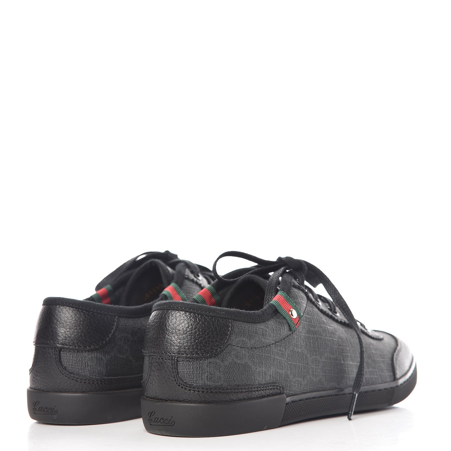 GG Supreme Monogram Womens Sneakers 36.5 Black